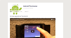 Desktop Screenshot of androidthermostat.com