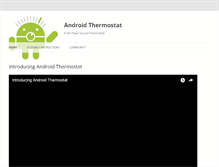 Tablet Screenshot of androidthermostat.com